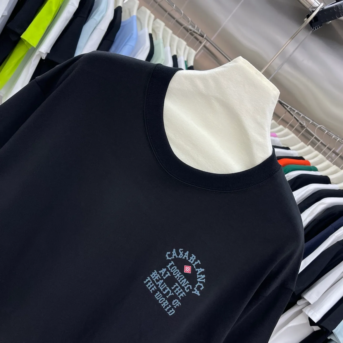 New Arrival Casablanca Classic Series T ～ ， ， 。 ， Classic ， In Stock ！ ：White Black Pink Orange （5 ） Size：S M L XL XXL